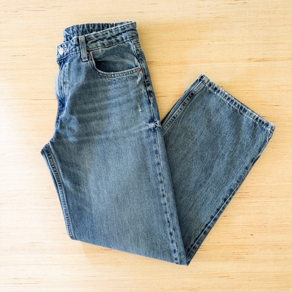 Zara Women’s Straight Leg Blue Jeans Size 4